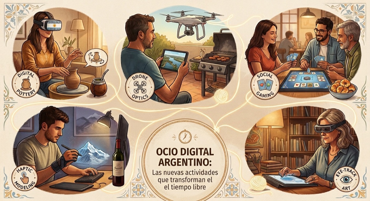 Ocio digital argentino: las nuevas actividades que transforman el tiempo libre