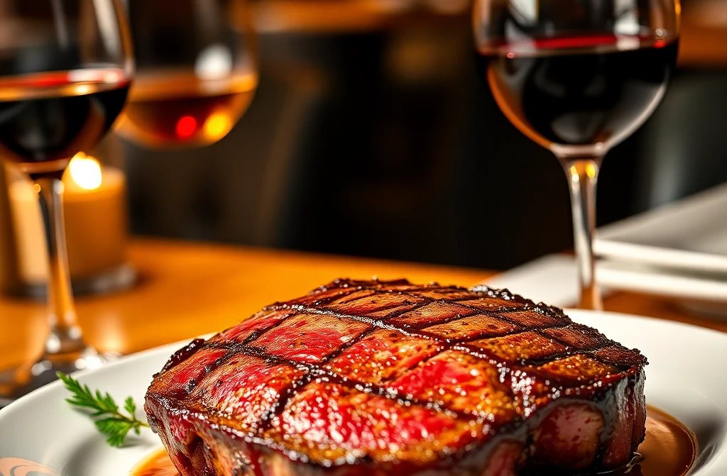 Vino y carne: equilibrio sobre la regla del tinto potente