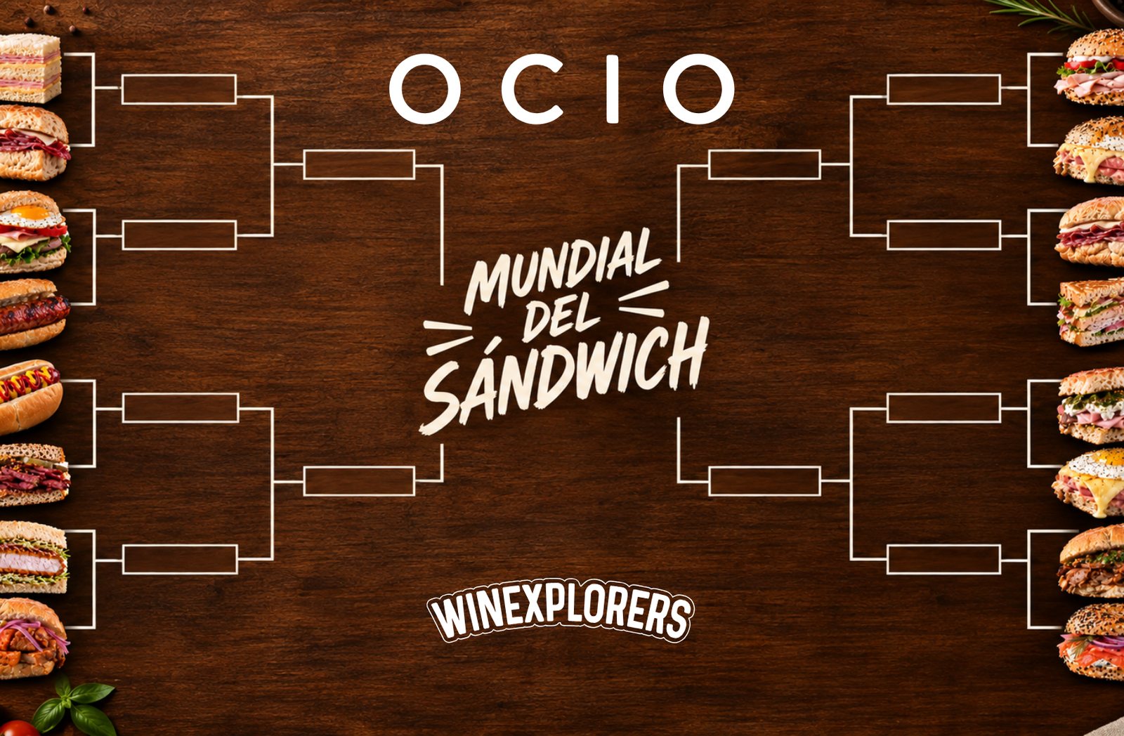OCIO lanza el Mundial del Sándwich con 16 candidatos