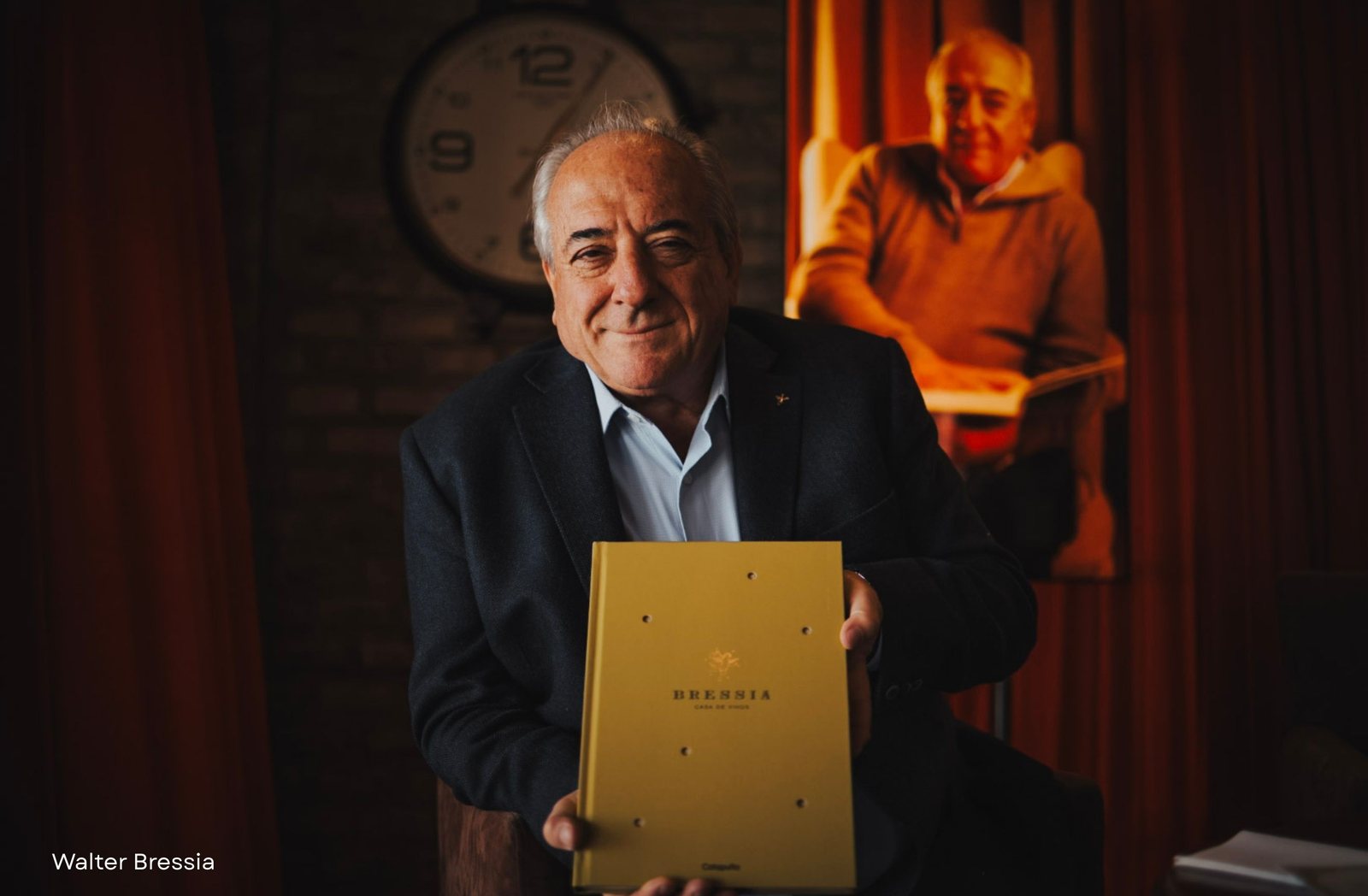 Walter Bressia presentó en Buenos Aires su libro por los 25 años de Bressia Casa de Vinos