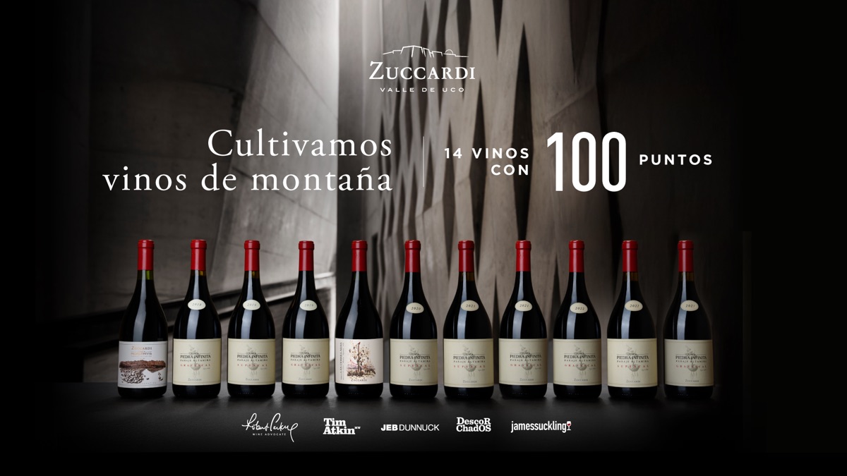 Zuccardi Valle de Uco alcanza calificaciones perfectas en el mundo del vino