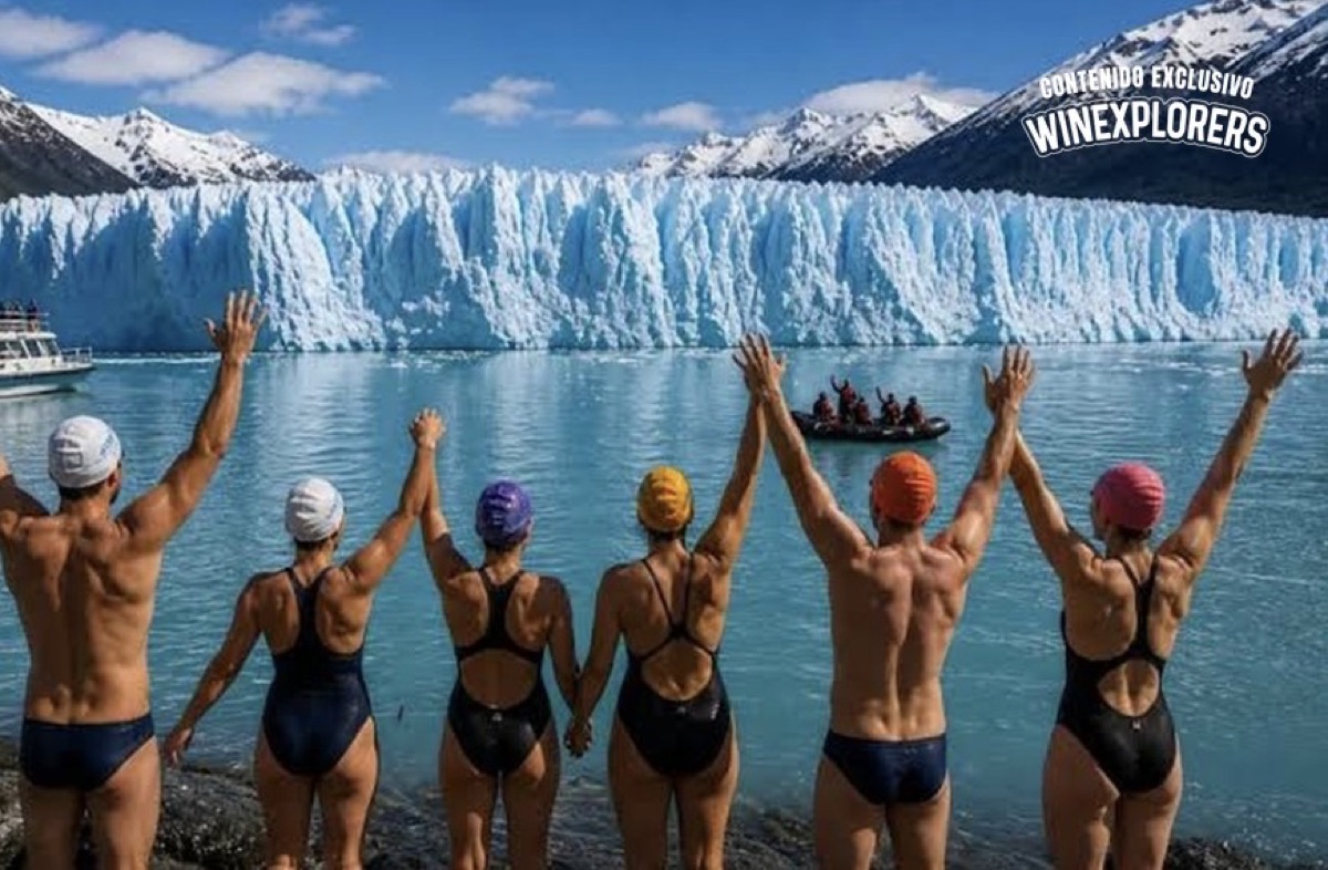 Calafate se convierte en la capital mundial de la natación de invierno
