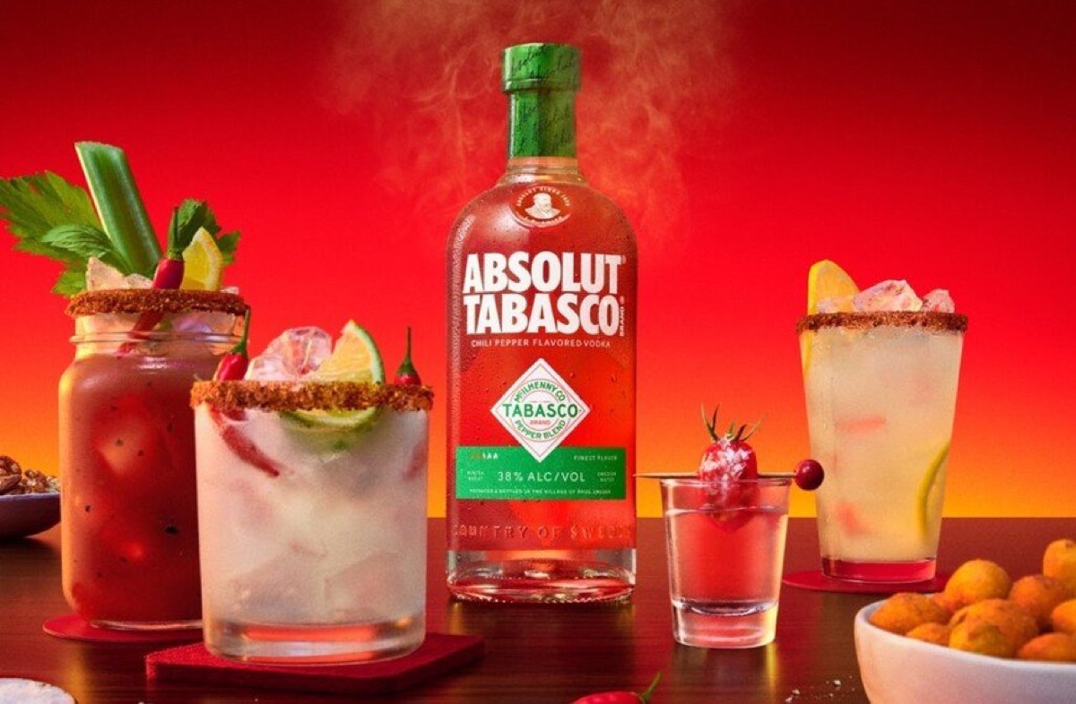 Absolut y Tabasco se unen en un vodka premium picante
