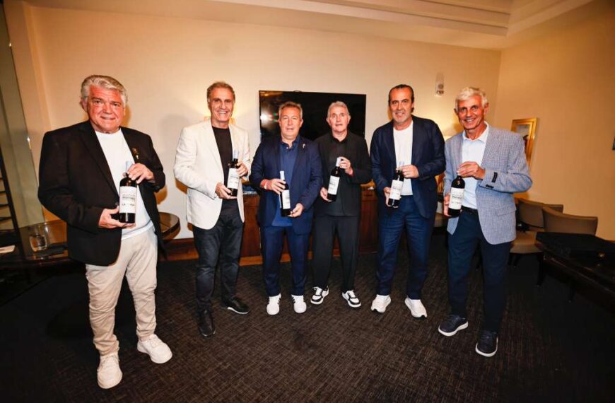 Los Campeones del 86 promocionan sus vinos en Estados Unidos
